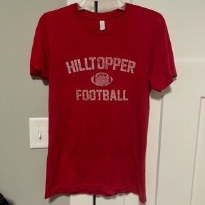 Bella Canvas Red Hilltopper WKU Football Tee